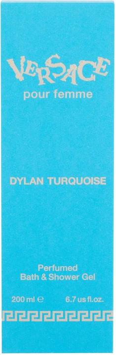 Actual product image Versace Dylan Turquoise Perfumed Bath and Shower Gel Tube (200 ml)