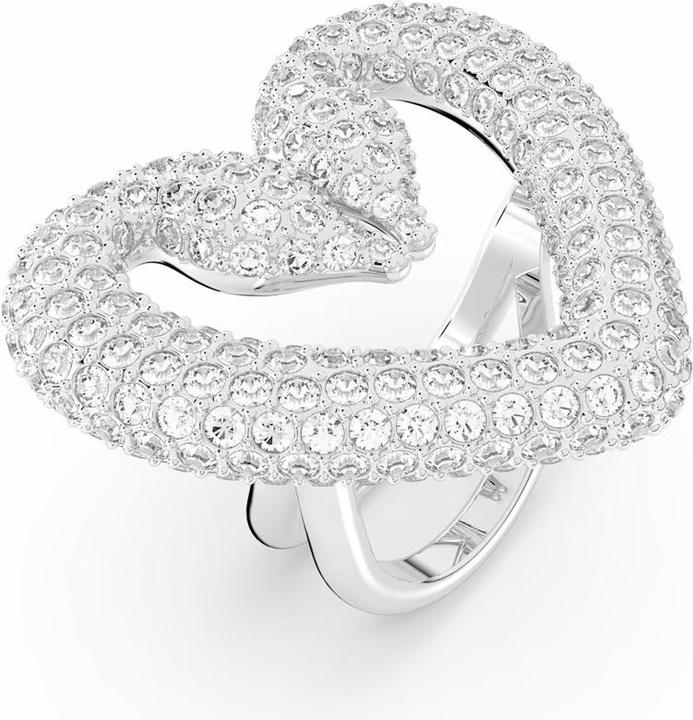Produktbild Swarovski Una Cocktail Heart Ring Silber (60)