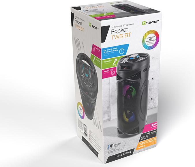 Produktbild Tracer Tower LED TWS BLUETOOTH speaker (8 h, Netzbetrieb)