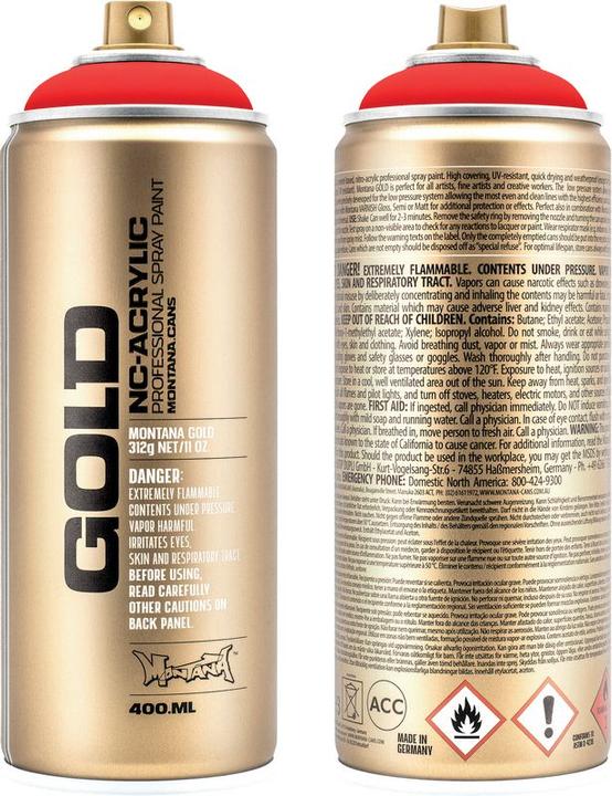 Immagine prodotto Montana Cans Oro (Rosso fuoco, 0.40 l)