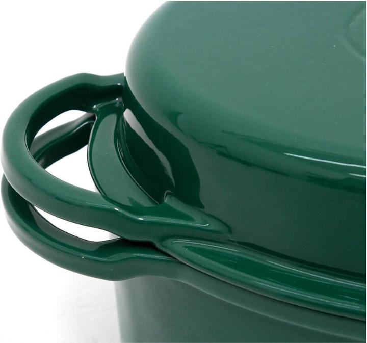 Actual product image Big Green Egg Green Dutch Oven Oval
