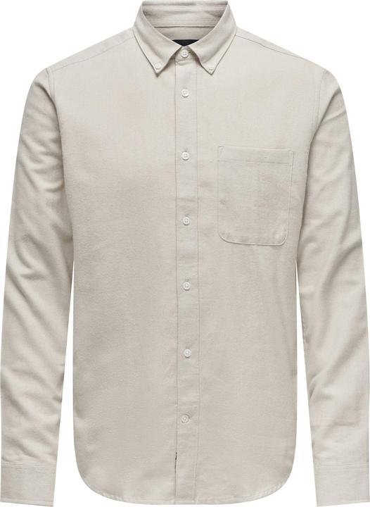 Produktbild Only & Sons Einfarbiges Langarmhemd (XS)