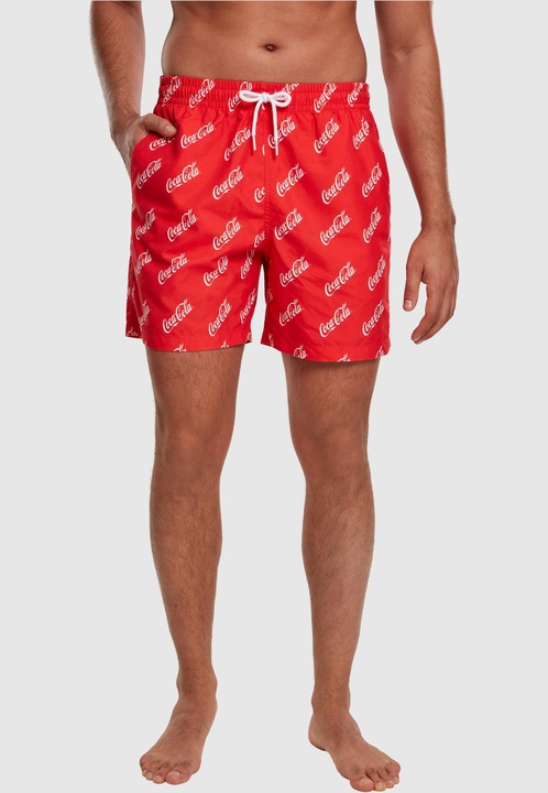 Produktbild Mister Tee Coca Cola Logo AOP Swimshorts (S)