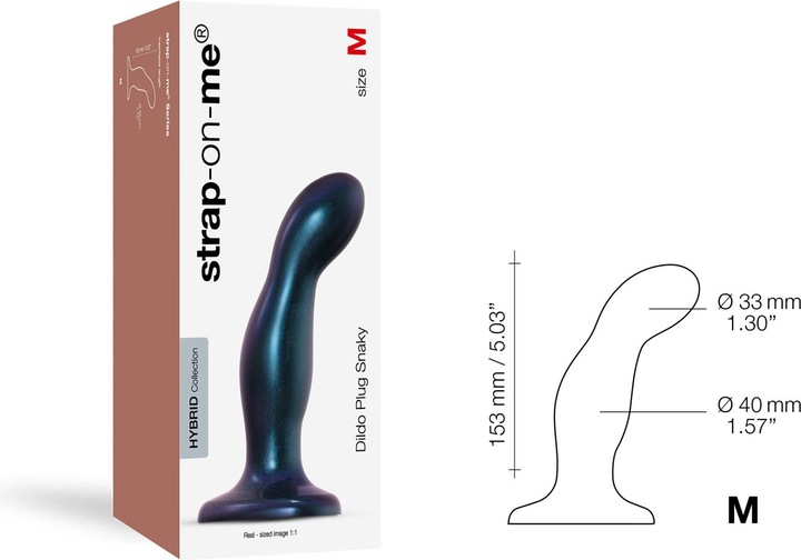 Actual product image Strap-on-me Dildo Plug Snaky (M)
