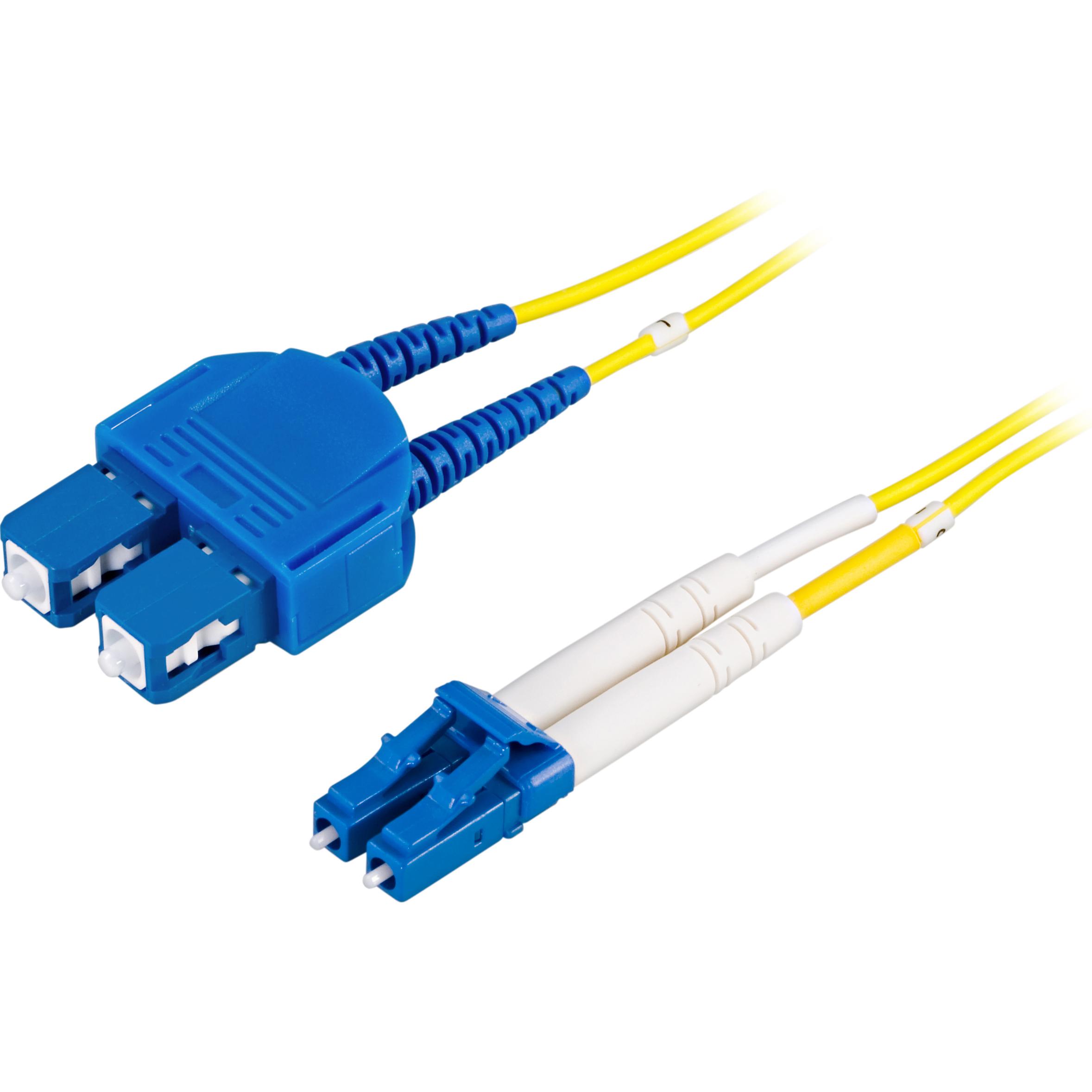 Deltaco LCSC-2S - 2 m - OS2 - LC - SC - Männlich/Männlich (2 m), Netzwerkkabel