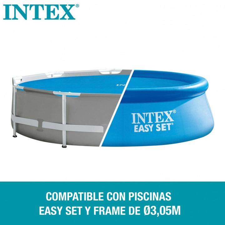 Actual product image Intex Poolabdeckung 29021 EASY SET/METAL FRAME Blau Ø 305 cm 290 x 290 cm