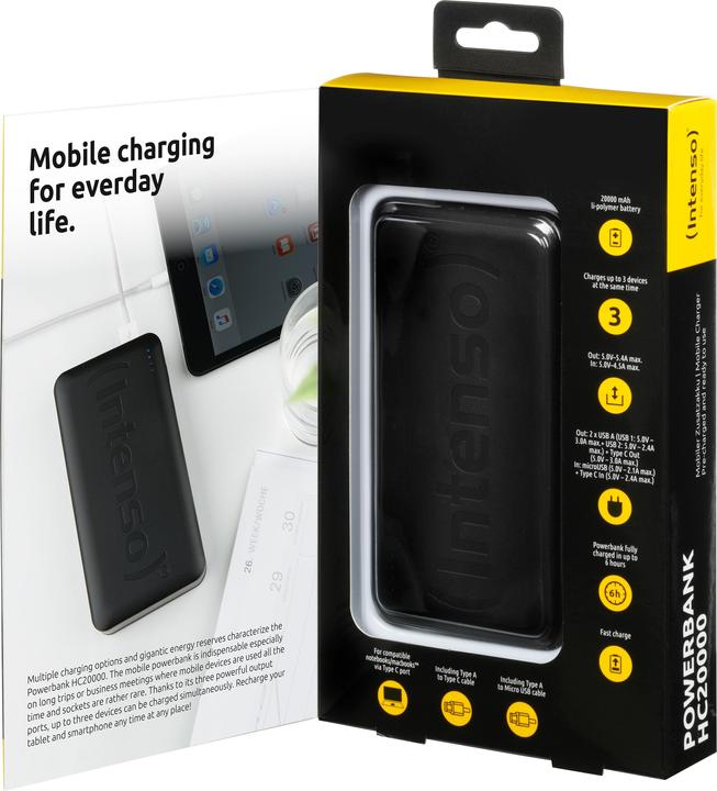 Produktbild Intenso Hc 20000 (20000 mAh, 74 Wh)