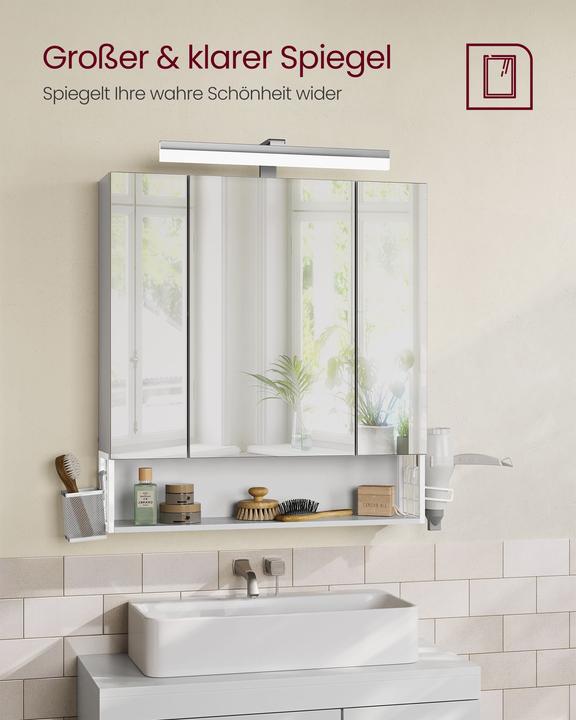 Immagine prodotto Vasagle Sebastian (70 x 16,5 x 75 cm)