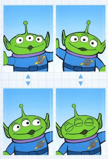 Produktbild Disney Little Green Men/Alien Fotoaufkleber