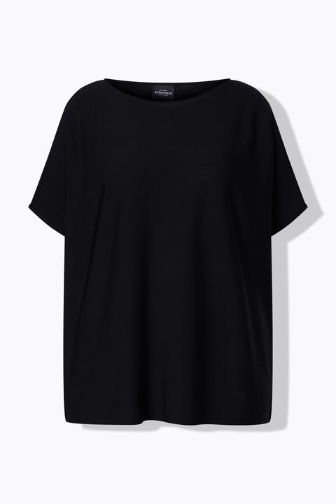 Produktbild Ulla Popken Pullover, oversized, U-Boot-Ausschnitt, Fledermausarm (54)