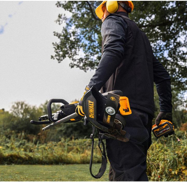 Produktbild DeWalt 54V Multigerät Kantenschneider Kit inkl. 1x 9Ah (Trimmfaden)