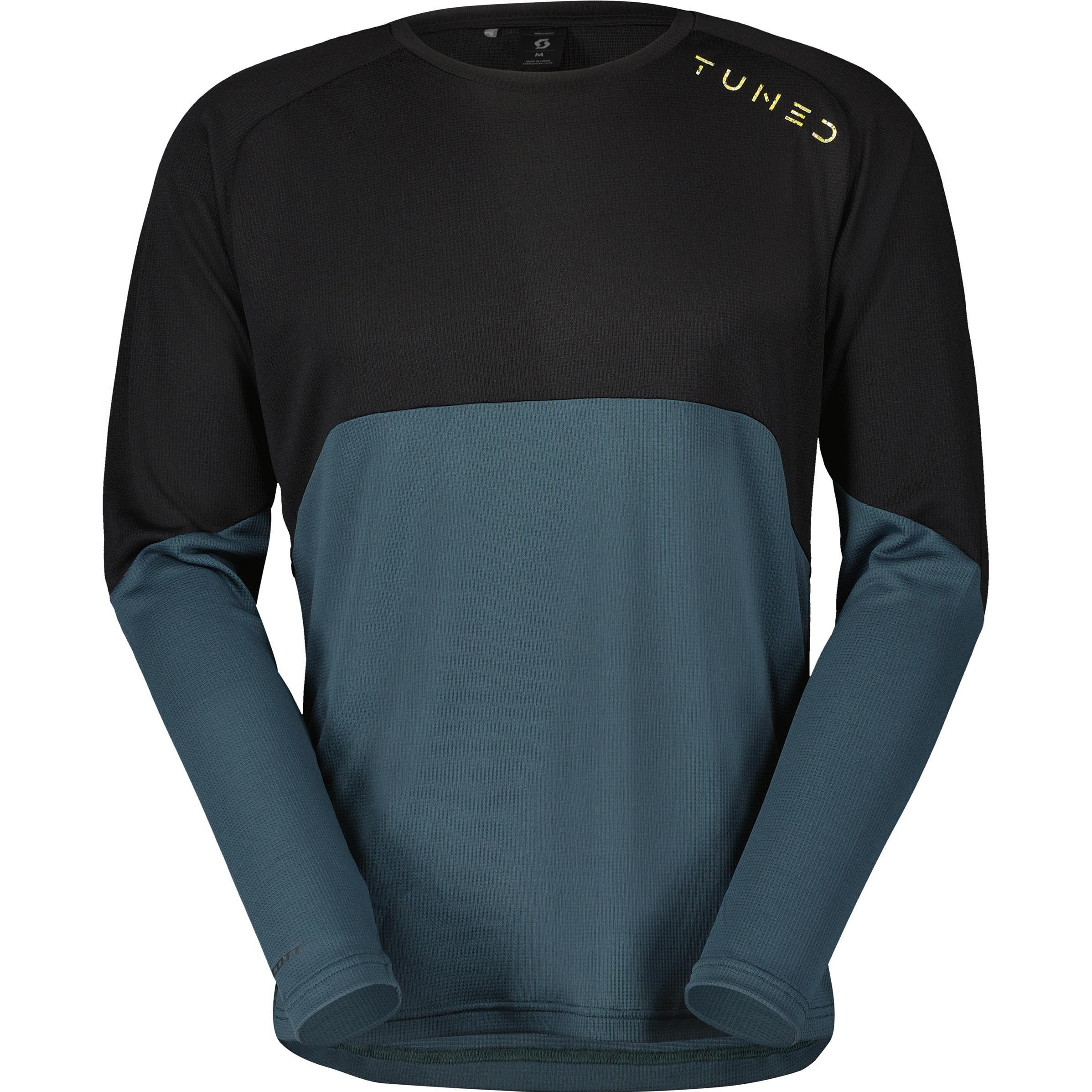Thumbnail - Scott Sports, Herren, Velotrikot, Trail Tuned L/S (S), Schwarz, S