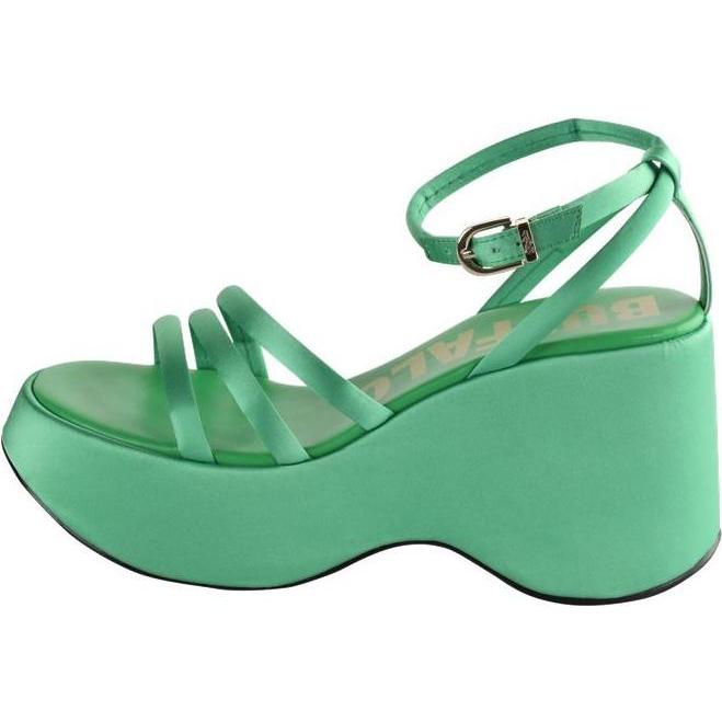Buffalo, Damen, Sandalen, keil-sandalen fã¼r damen joy mss sandal - vegan, Grün, (40)