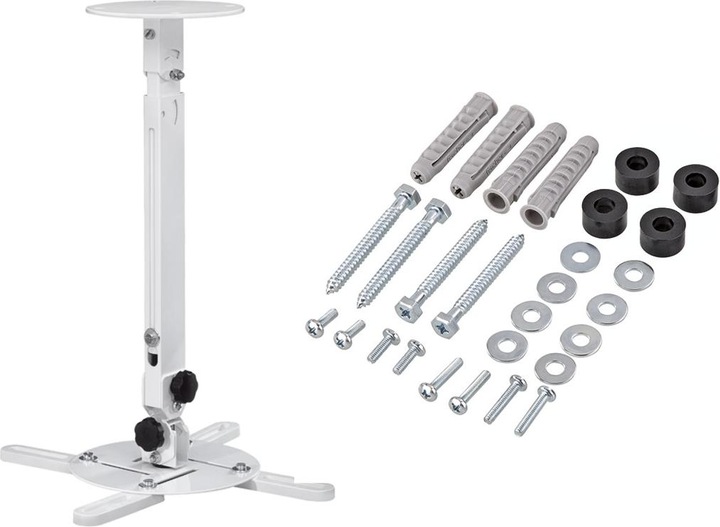 Produktbild Hama Beamerhalterung, schwenkbar, höhenverstellbar, Decke und Wand, bis 15 kg (Decke, Wand)
