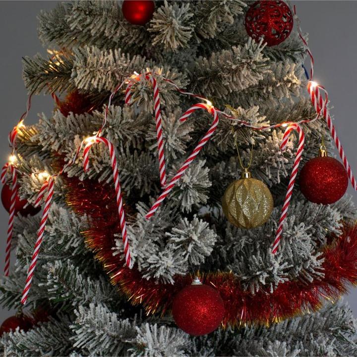 Produktbild Allure Garland Lamps 10 LED Lollipops Christmas Tree Candles Warm White Luca