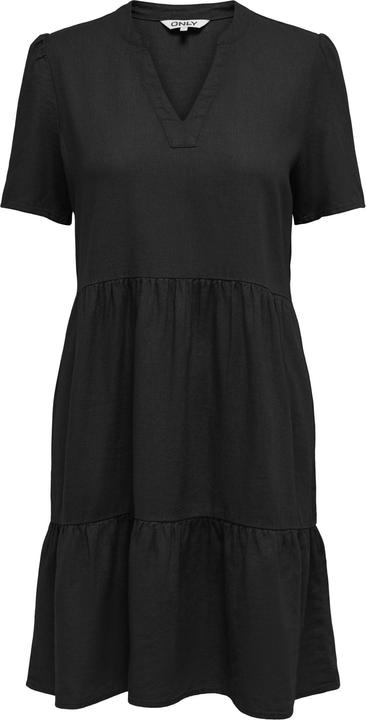 Image du produit Only Coupe normale Col en V Robe courte Robe en forme de cloche (L)