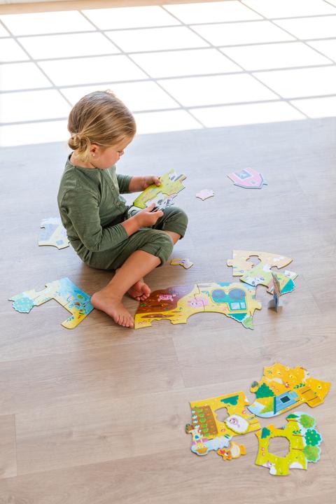 Produktbild Jumbo Goula 53176 - Puzzle XXL, Bauernhof, 18 Teile (18 Teile)