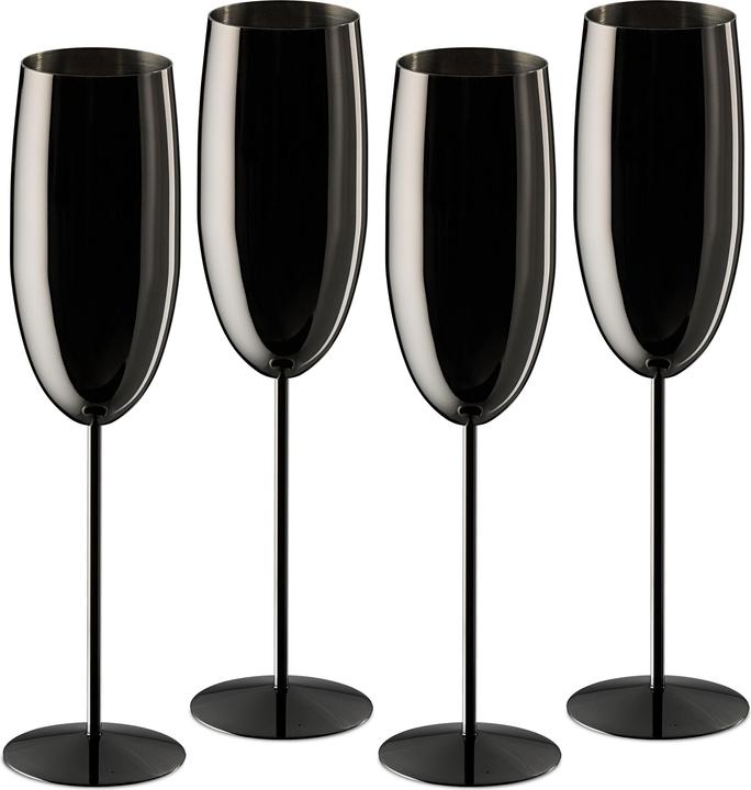 Actual product image Relaxdays 4x champagne glasses (25 cl, 4 Glasses, Champagne glasses)