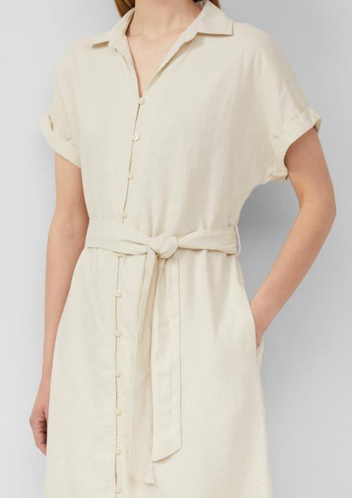 Immagine prodotto S.Oliver Kleid Midikleid aus Leinenmix mit Eingrifftaschen (38)