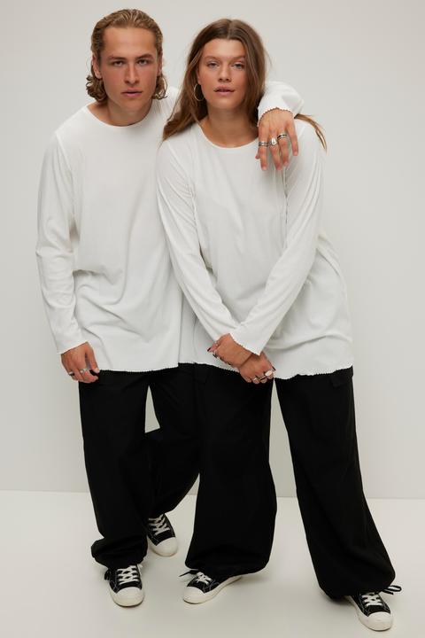 Immagine prodotto Studio Untold Maglia unisex in jersey a costine con scollo a girocollo e maniche lunghe (XL)