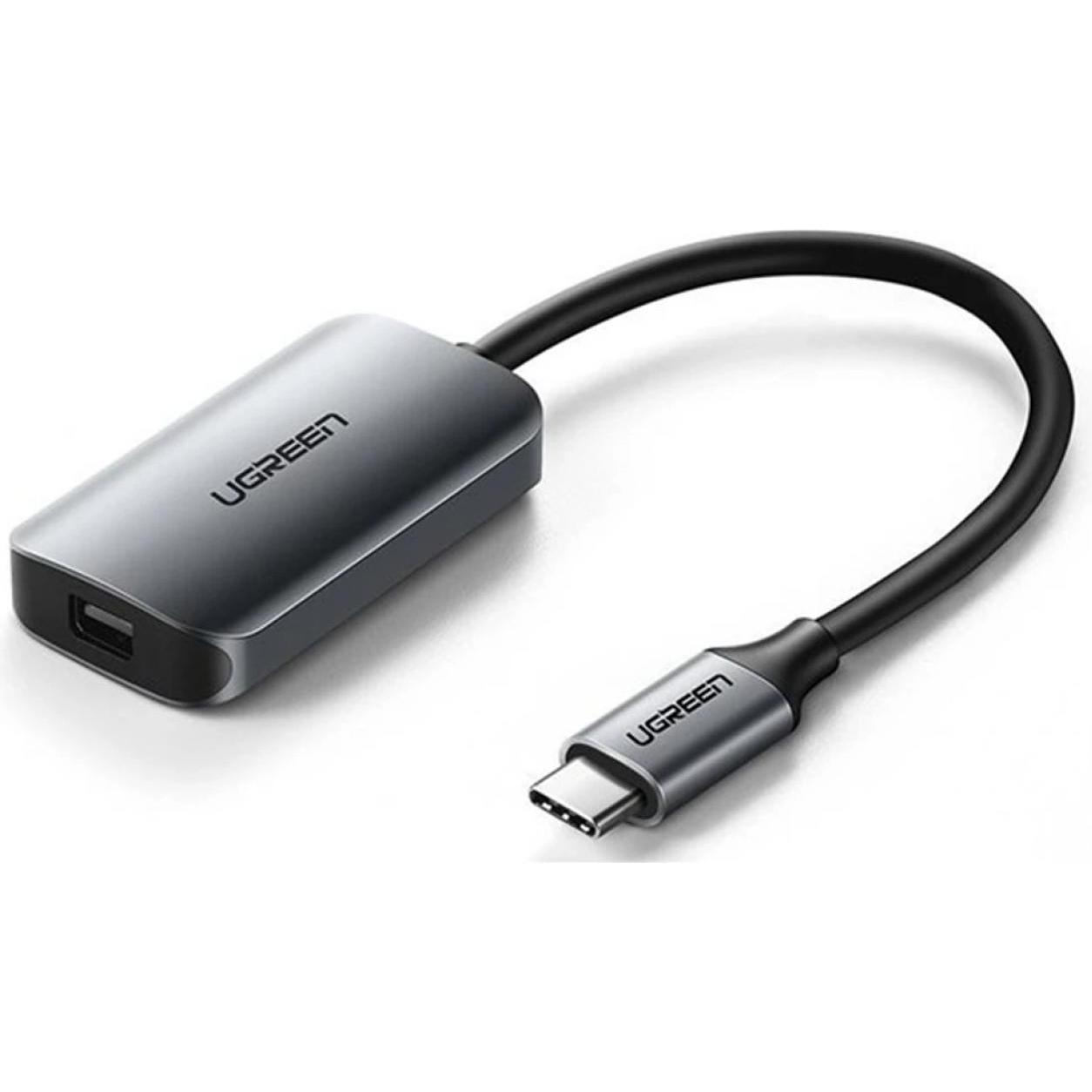 Ugreen CM236 (DVB-C, 10 cm), Data + Video Adapter, Grau, Schwarz