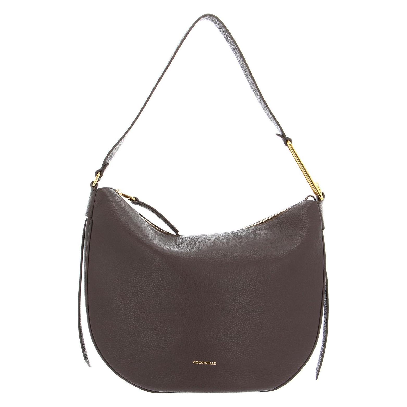 Coccinelle, Damen, Handtasche, Priscilla Handbag Grained Leather, Braun