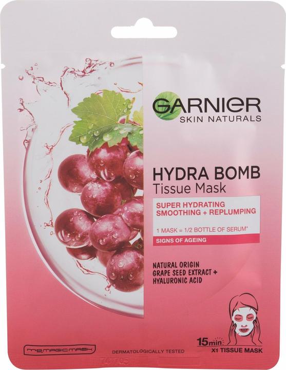 Actual product image Garnier Hydra Bomb Tissue Mask - Textile moisturising mask - 32.0g