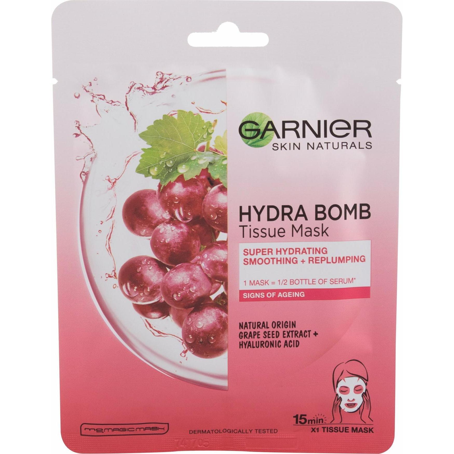 Garnier, Gesichtsmaske, Hydra Bomb Tissue Mask - Textile moisturizing mask - 32.0g