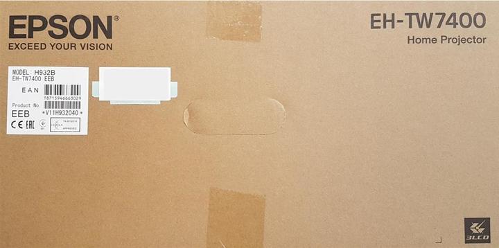 Actual product image Epson EH-TW7400 (Full HD, 2400 lm, 1.35 - 2.84:1)
