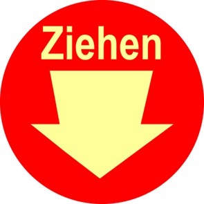 Actual product image Werkstarck Photoluminescent door markings