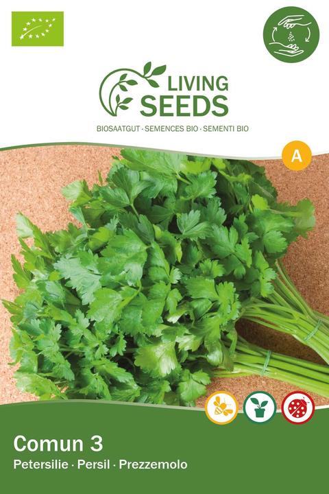 Immagine prodotto Living Seeds Petersilie, einfache Schnitt 3 (Germogli)