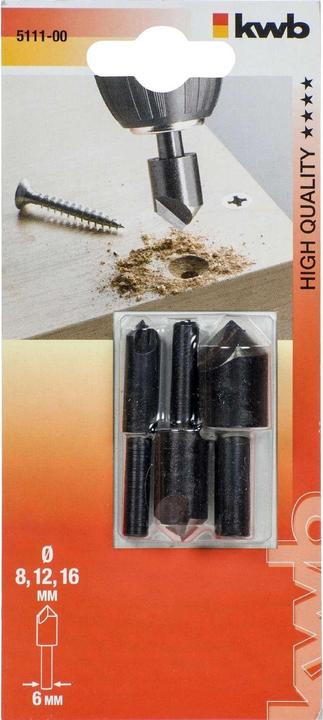 Actual product image kwb Countersink Replacement (8 mm, 12 mm, 16 mm)