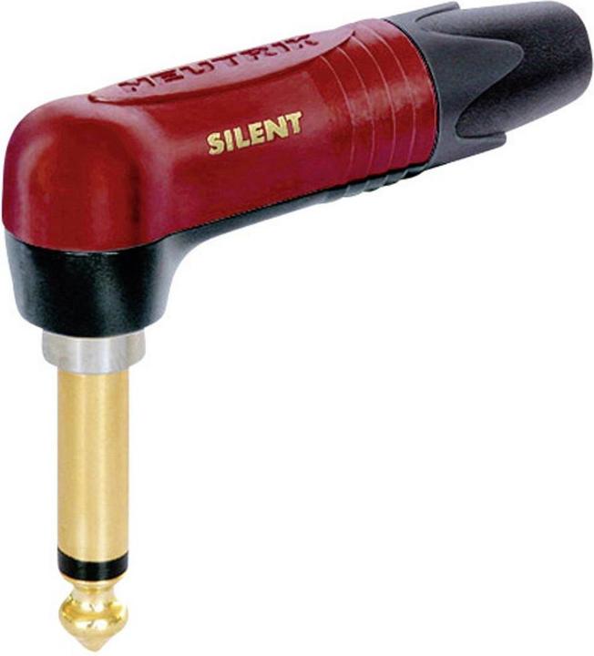 Produktbild Neutrik Klinken-Steckverbinder 6.35 mm Stecker, gerade Polzahl: 2 Mono Rot NP2RX-AU-SILENT 1 St.