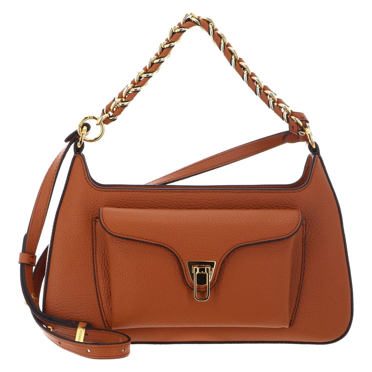 Coccinelle, Damen, Handtasche, Beat Generatio Shoulder Bag, Braun