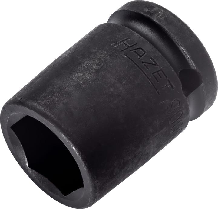 Image du produit HAZET Douille à chocs ∙ 6 pans 900S-19 ∙ Carré creux 12,5 mm (1/2 pouce) ∙ Profil Traction à 6 pans… (19 mm)