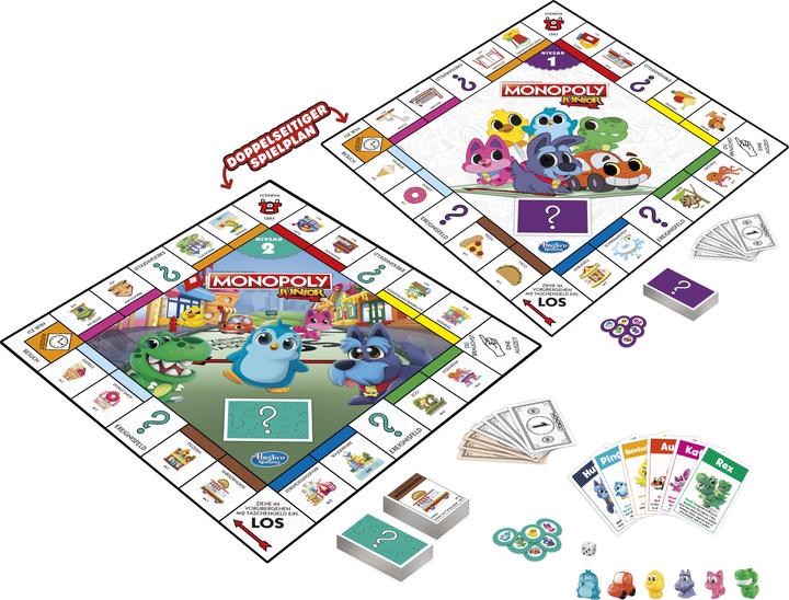 Productafbeelding Monopoly Junior 2 spellen in 1 (Duits)