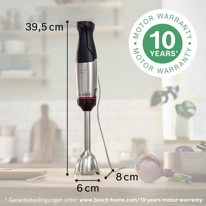 Immagine prodotto Bosch Hausgeräte MSM6M623 ErgoMaster Serie 6 acciaio inox/nero, 1000 W