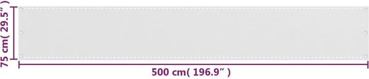 Image du produit vidaXL Balkonschirm (75 cm)