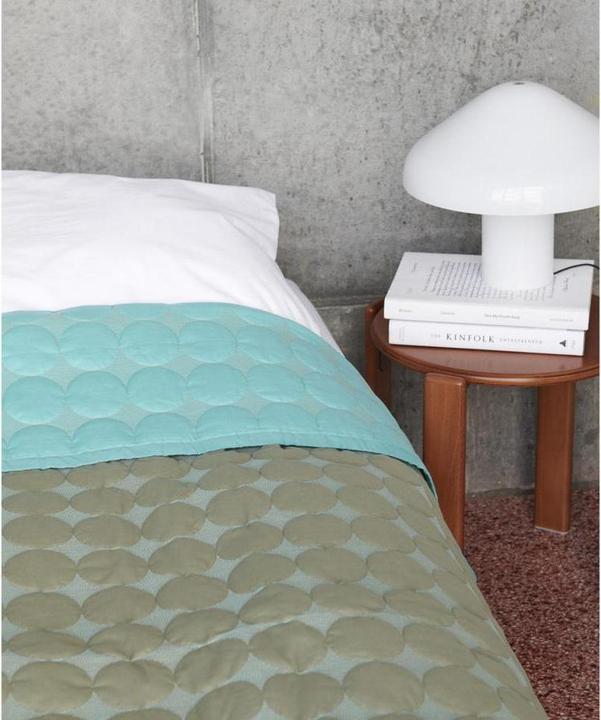Produktbild HAY Mega Dot Organic Bed cover W235 x L245 Sea green (235 x 245 cm)