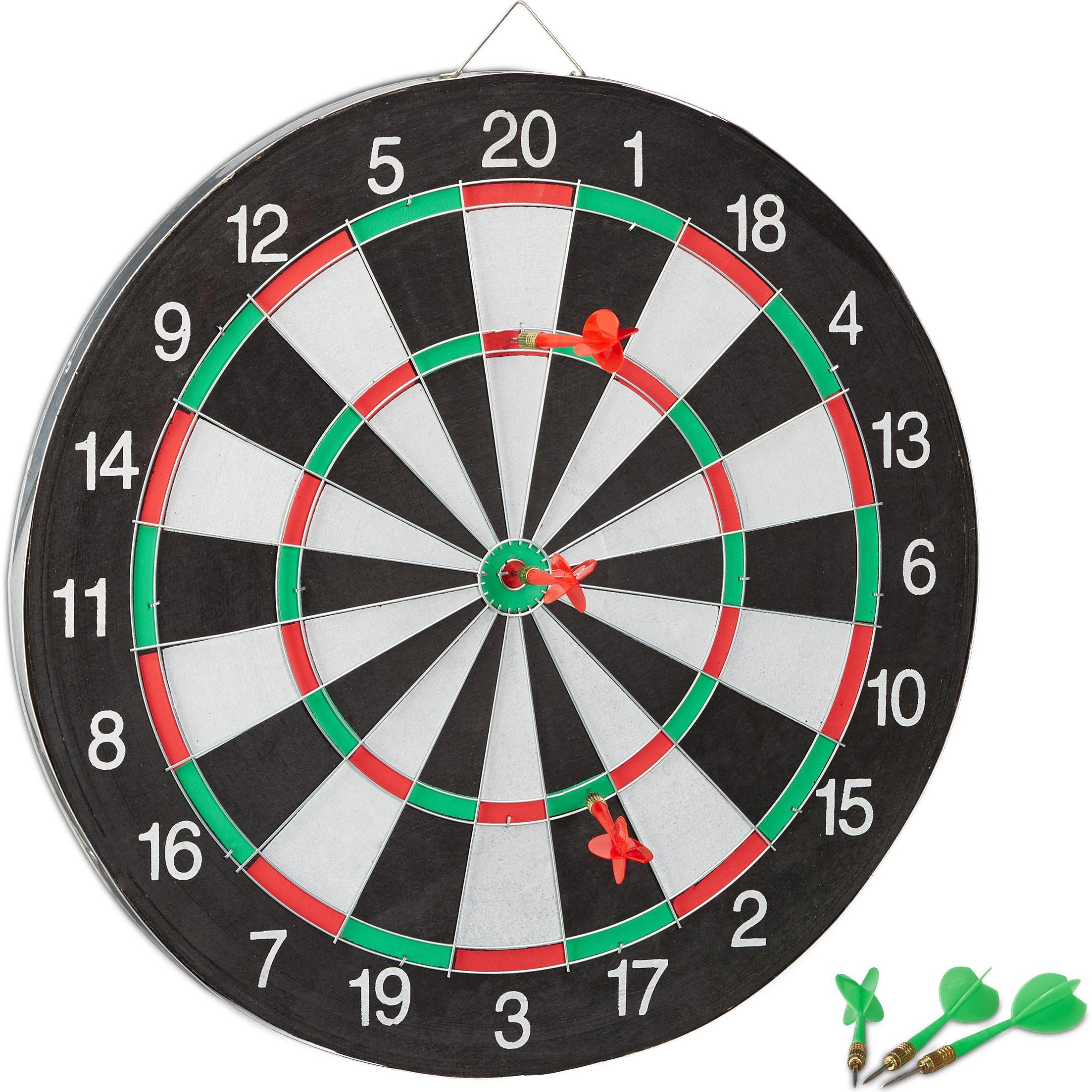 Relaxdays Dartscheibe Board X2