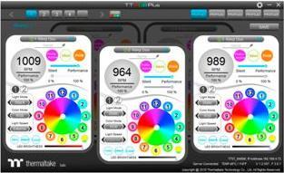 Produktbild Thermaltake Riing Duo 12 RGB LED-Lüfter - 120mm 3er Set (120 mm, 3 x)