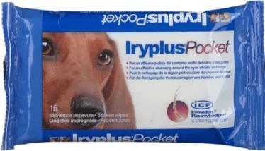 Actual product image Iryplus Pocket eye cleaning wipes for small animals (Cat, Dog)