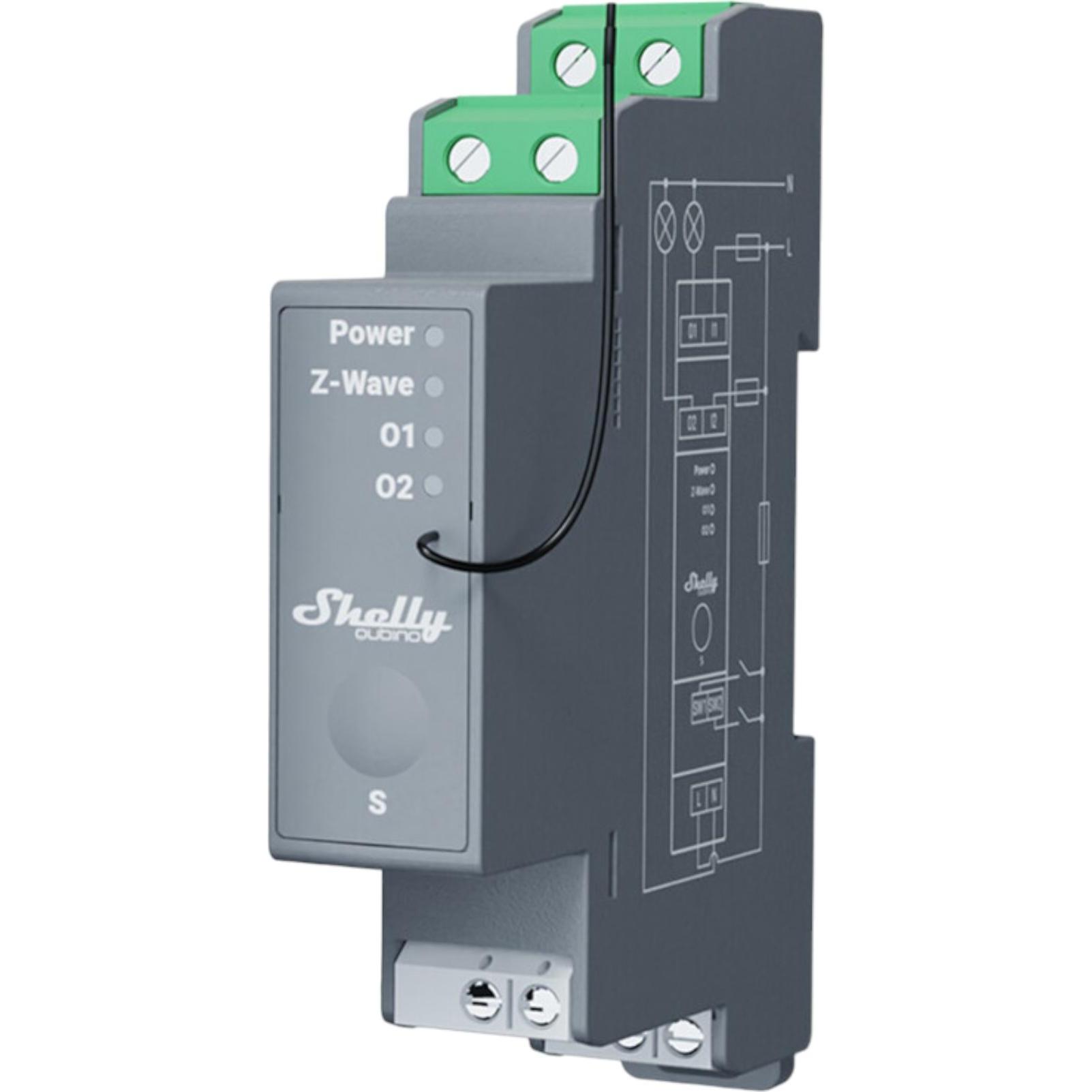 Shelly Relais "Wave Pro 2" max 25A Z-Wave DIN-Rail, Relais