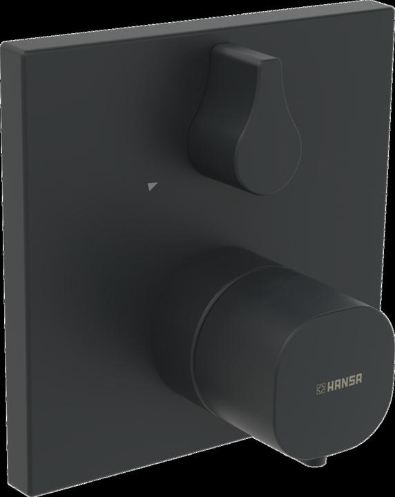 Actual product image Hansa Thermostat ready-mounted set bath/shower, for Bluebox basic body black matt