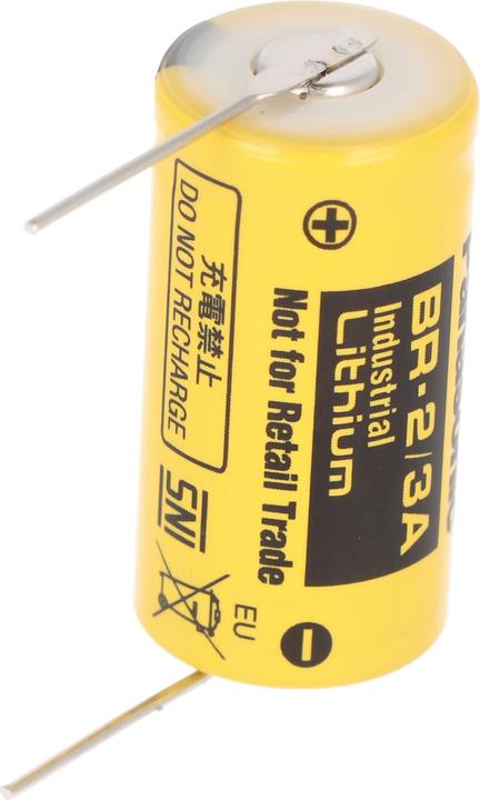 Produktbild Panasonic Batterie BR-2/3A mit Lötpaddel zum Einlöten (1 Stk., Gerätespezifisch, 1200 mAh)
