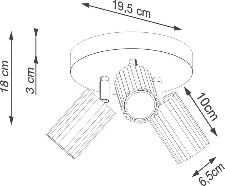 Produktbild Licht-Erlebnisse Spot Strahler Berta (GU10)