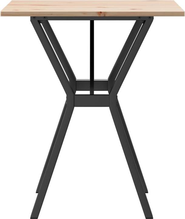 Produktbild vidaXL Esstisch Y-Gestell und Gusseisen (70 x 70 x 75 cm)