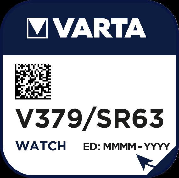 Produktbild Varta 1 Chron V 379 (1 Stk., SR63, 15 mAh)