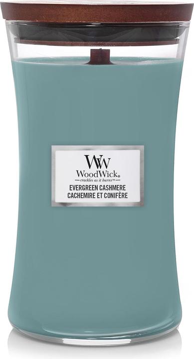 Actual product image WoodWick Evergreen Cashmere Large Jar Scented Candle (609.50 g)