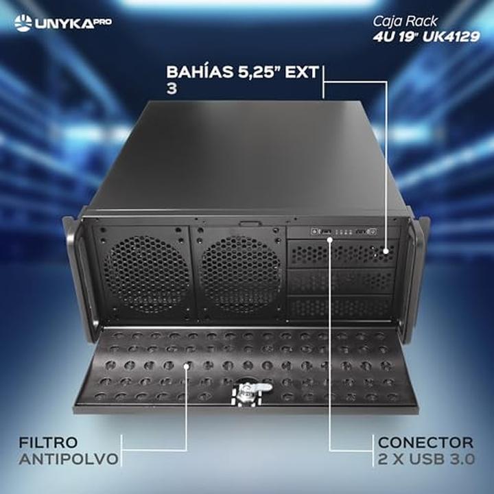 Actual product image Unykach 4U 19″ UK 4129